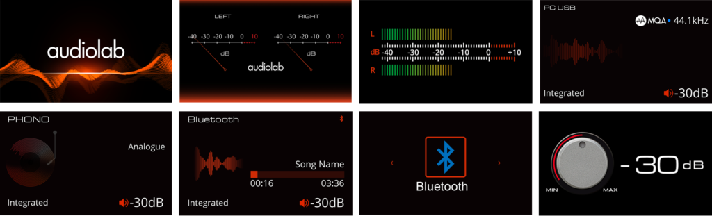 Audiolab 9000A Simboli display