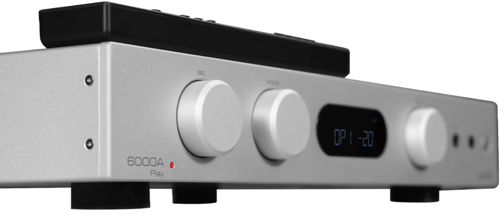 Audiolab 6000A Play versione silver con telecomando
