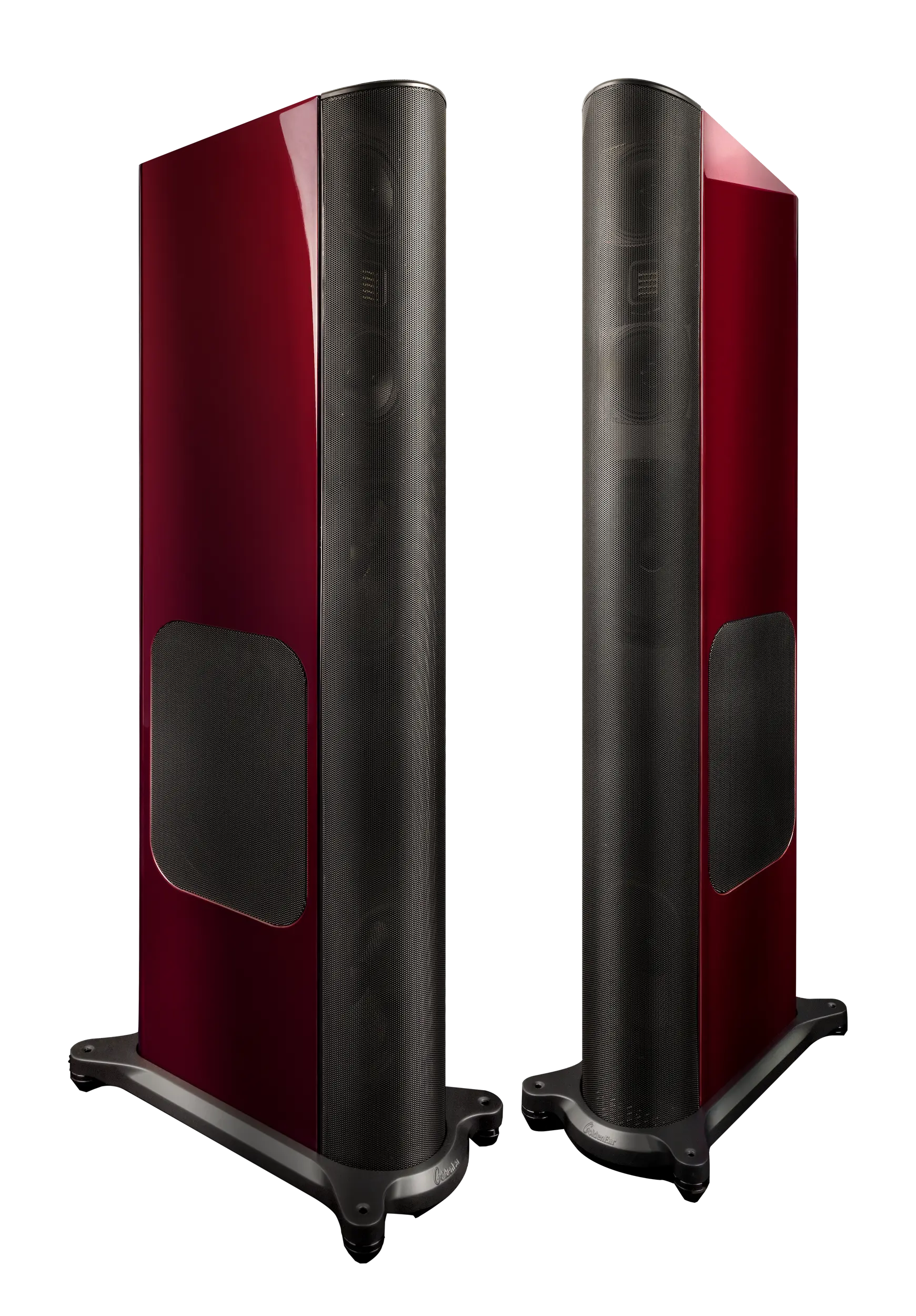 t66 t 66 goldenear diffusori altoparlanti da pavimento altoparlanti a torre colore rosso